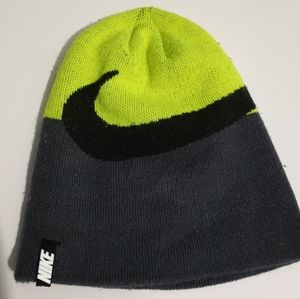 Youth Nike Lime Green & Black Stocking Cap